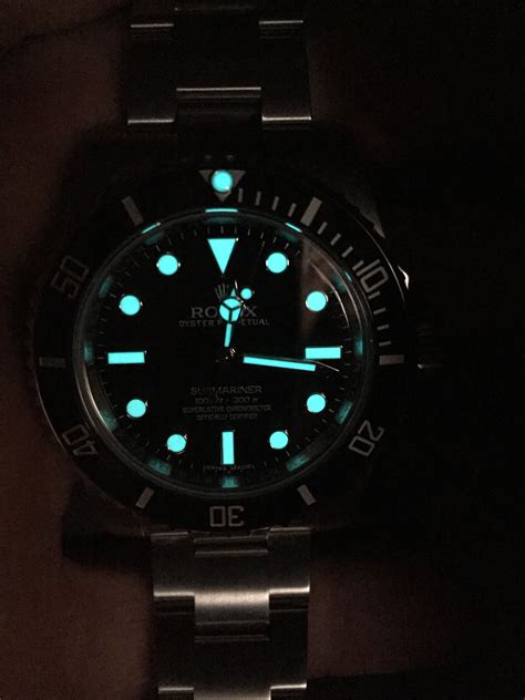 rolex sub lume.